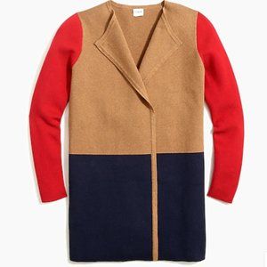 J.Crew Colorblock Vanessa Sweater-Jacket
